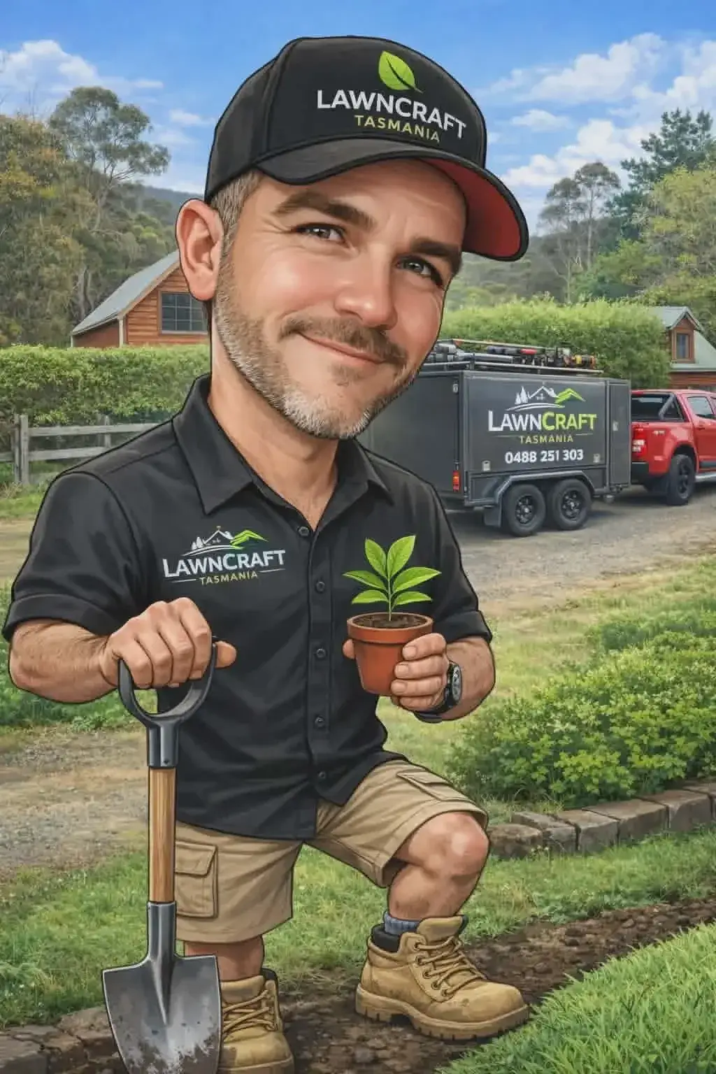Eric - Founder of LawnCraft Tasmania